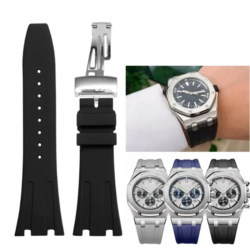 Audemars Piguet Watch Royal Oak - Silikon kautschuk Uhren armband für ap