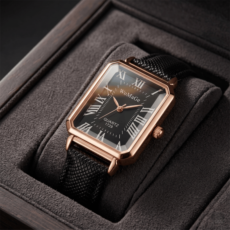 Luxury Watch Top 10 - Top-Marke Luxus Damenuhren Einfache Modische Quadratische