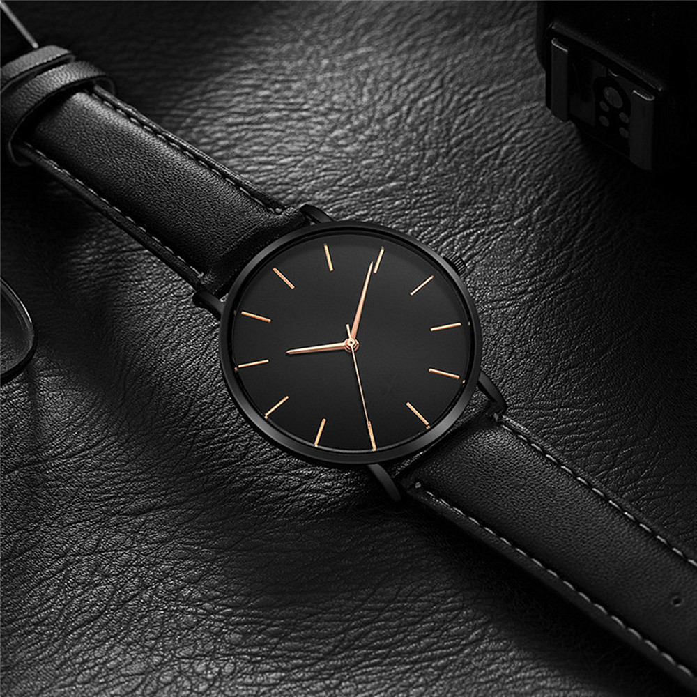Luxury Watch Magazine - Einfache Stil Analog Quarz Herren Uhr