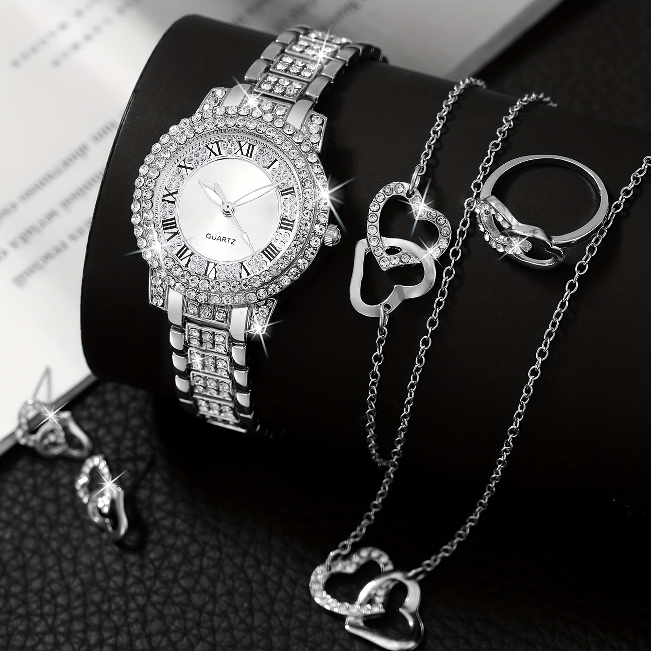 6-teiliges Set Damen-Uhr Luxus – Luxury Watch Gift For Her Bewertung und Preis