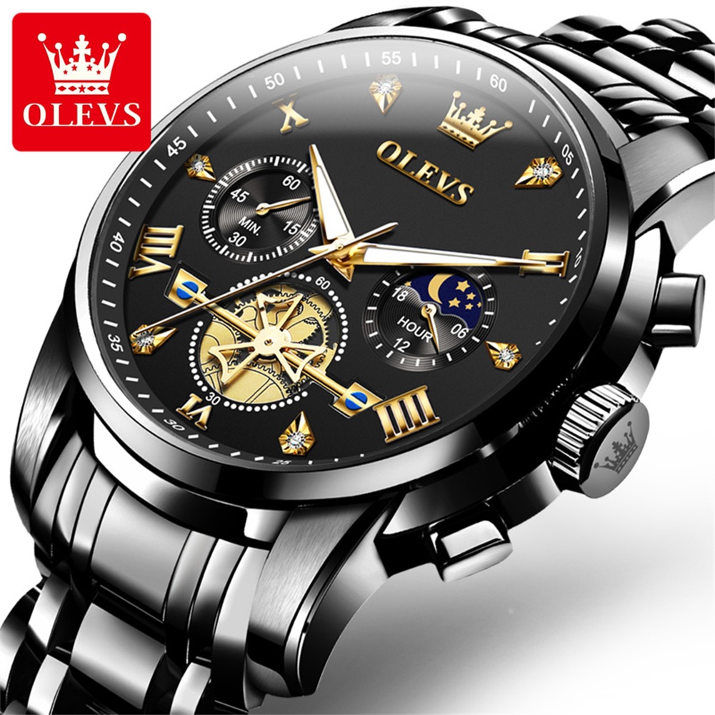 OLEVS Brandneue Luxus-Chronogr – Luxury Watch Maker Bewertung und Preis