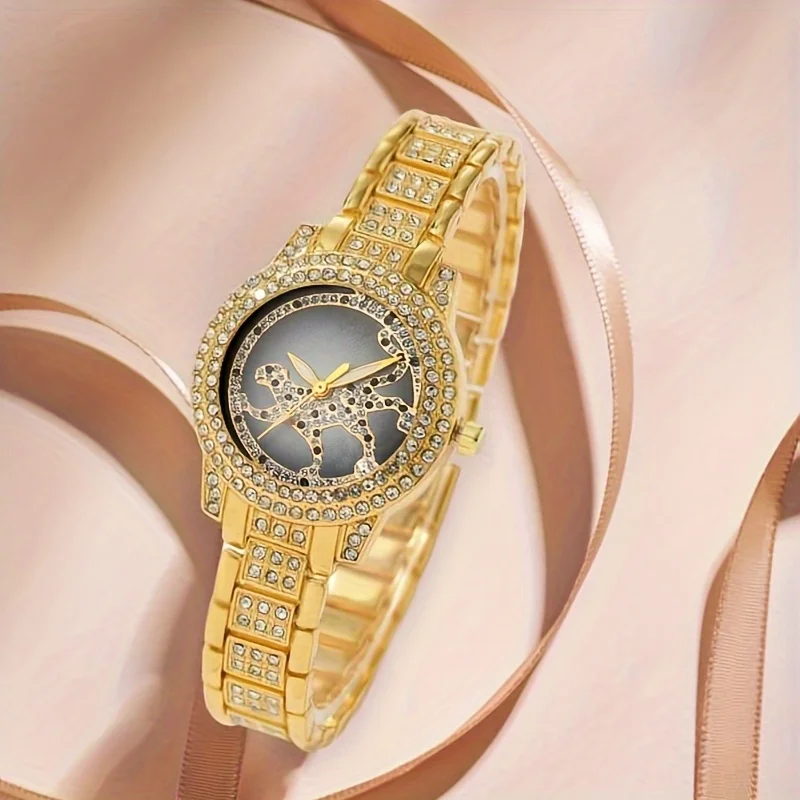 5-teiliges Set Damen-Uhr Gepar – Luxury Watch Gift For Her Bewertung und Preis