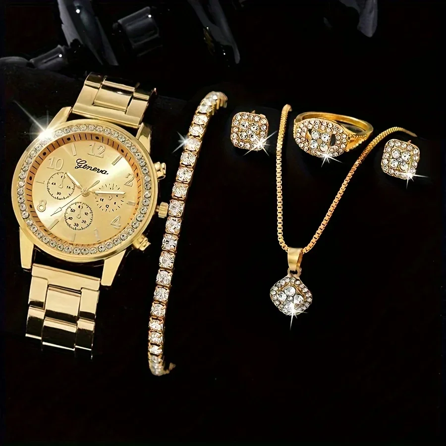 Luxuriöse Quarzuhr mit Strassb – Luxury Watch Gift For Her Bewertung und Preis