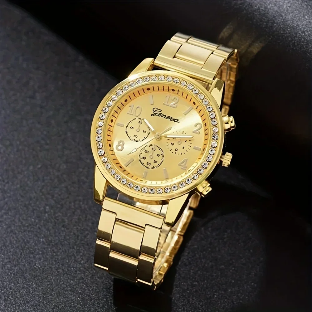 Luxuriöse Quarzuhr mit Strassb – Luxury Watch Gift For Her Bewertung und Preis