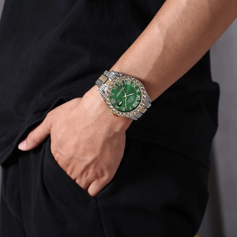Heiß begehrte luxuriöse Gold-Q – Luxury Watch Iceberg Bewertung und Preis