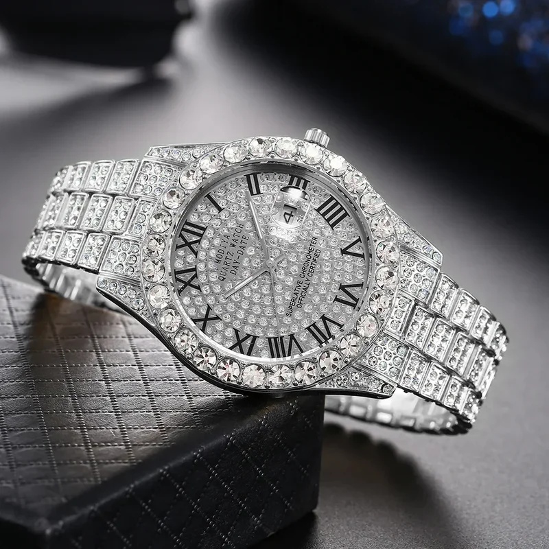 Heiß begehrte luxuriöse Gold-Q – Luxury Watch Iceberg Bewertung und Preis