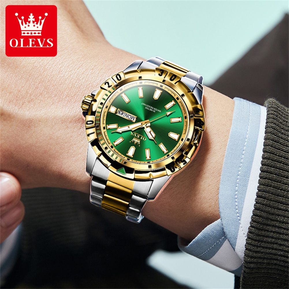 OLEVS 5560 Top-Marke Quarz-Arm – Luxury Watch Magazine Bewertung und Preis