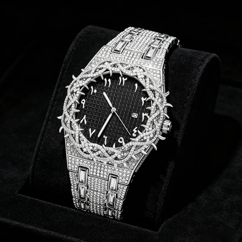 Iced Out Bling Herren Quarzuhr – Luxury Watch Iceberg Bewertung und Preis