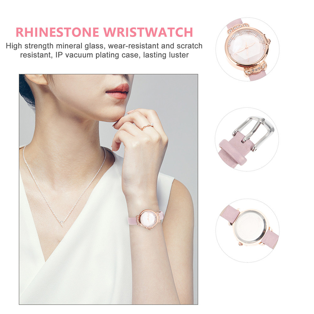 1 Stück Damenarmbanduhr mit St – Luxury Watch Gift For Her Bewertung und Preis