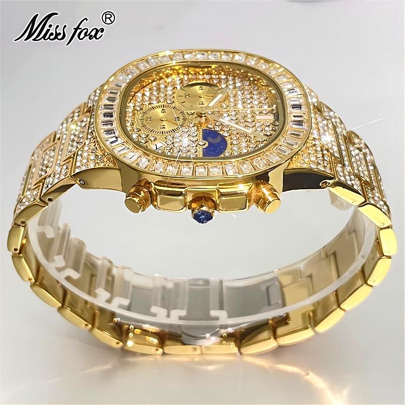 Missfox Luxus Gold Uhren Männe – Luxury Watch Iceberg Bewertung und Preis