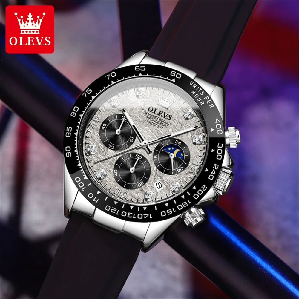 OLEVS 2875 Herrenuhren Chronog – Luxury Watch Magazine Bewertung und Preis